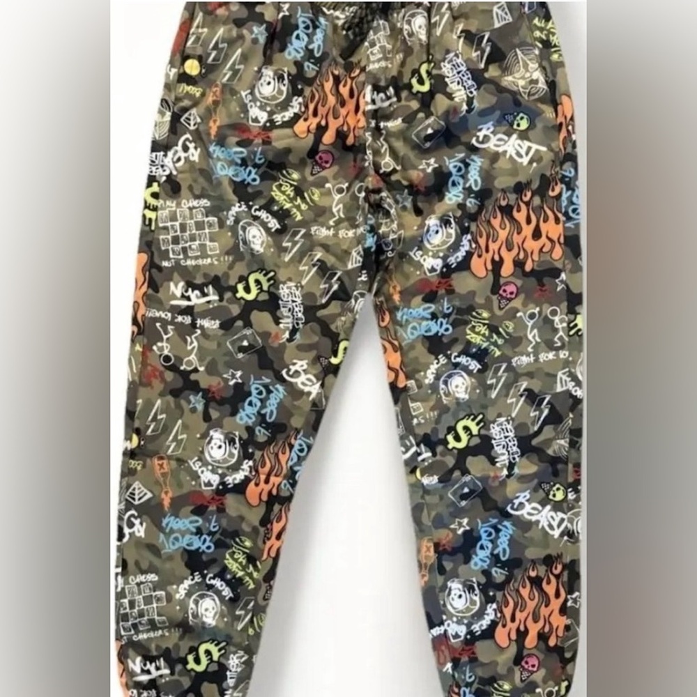 Men's Graphic Camouflage Joggers